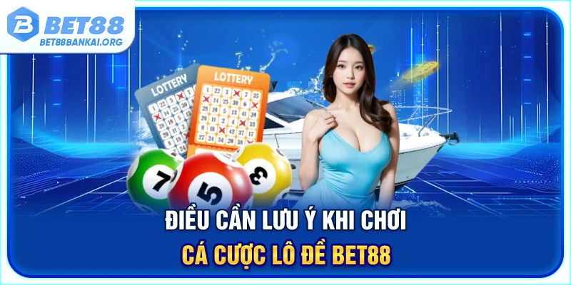Điều cần lưu ý khi chơi cá cược lô đề BET88