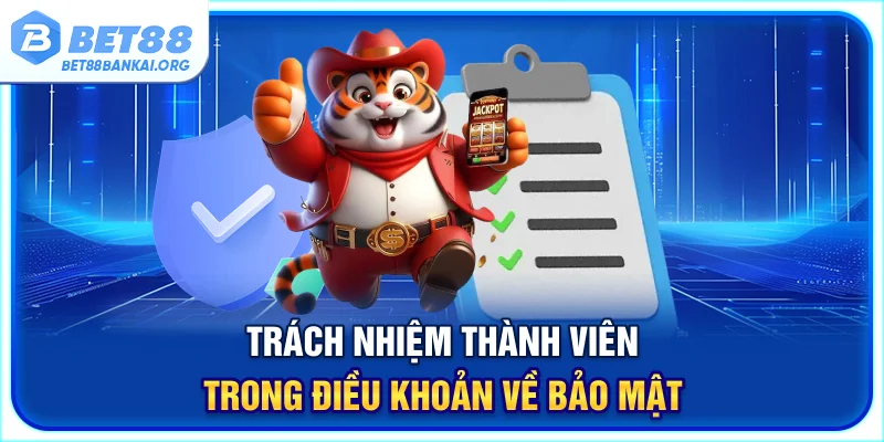 Trách nhiệm thành viên trong điều khoản về bảo mật